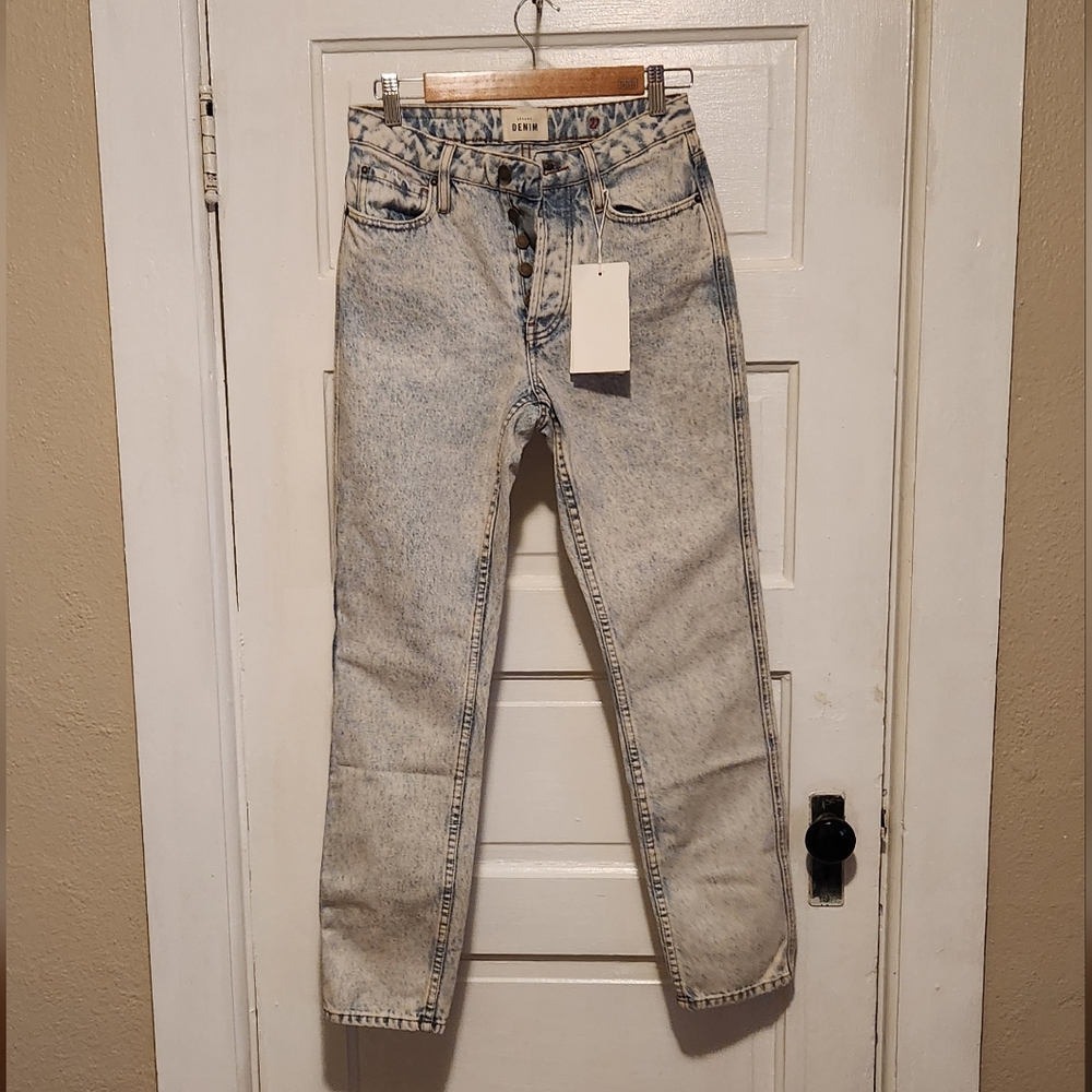 Sezane Light Blue Straight Leg Jeans